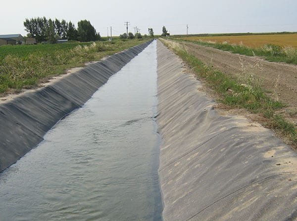 filled water canal