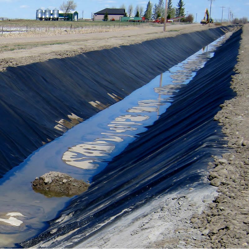 installation of irrigation canal